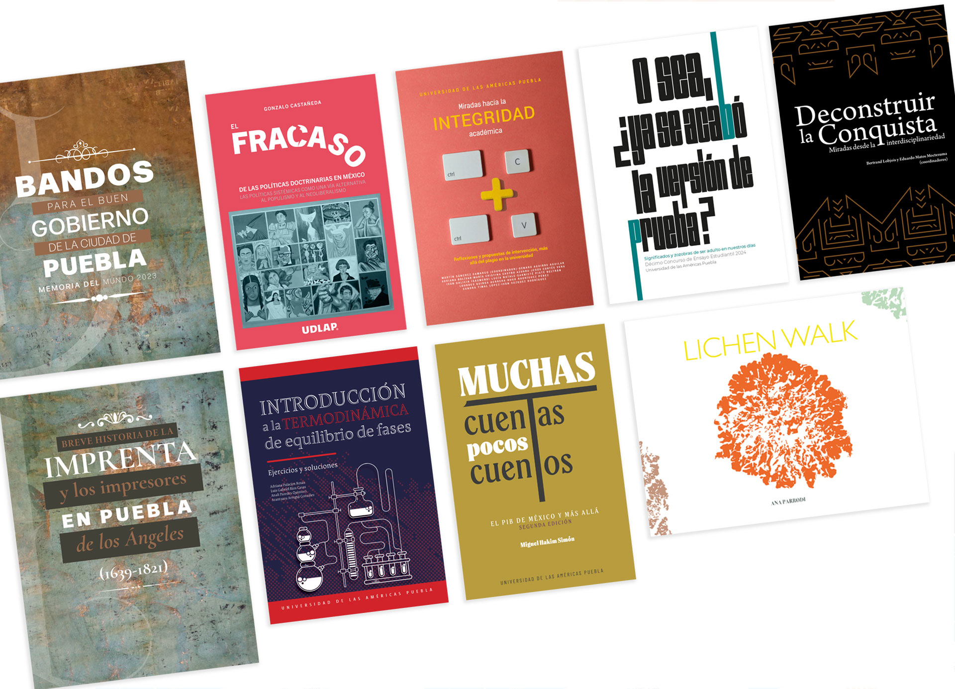 Portadas de Editorial UDLAP