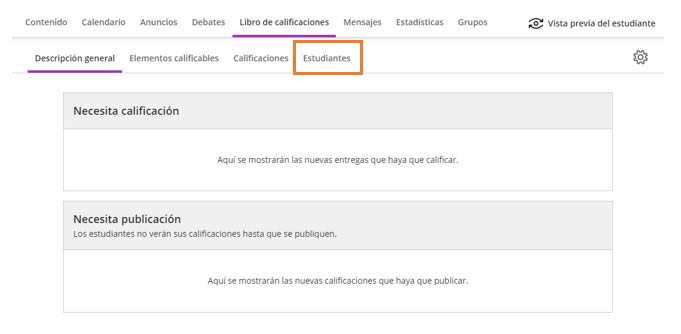 actualizaciones blackboard