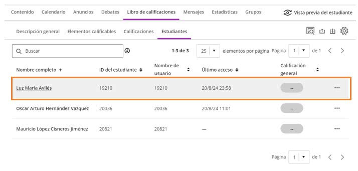 actualizaciones blackboard