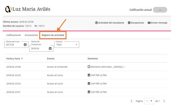 actualizaciones blackboard